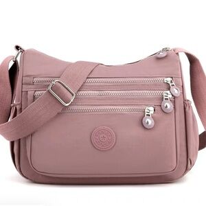 Stylish Mauve Crossbody Bag